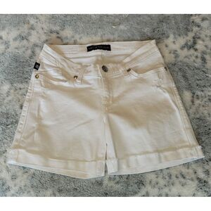 Rock & Republic White Jean Shorts Size 2